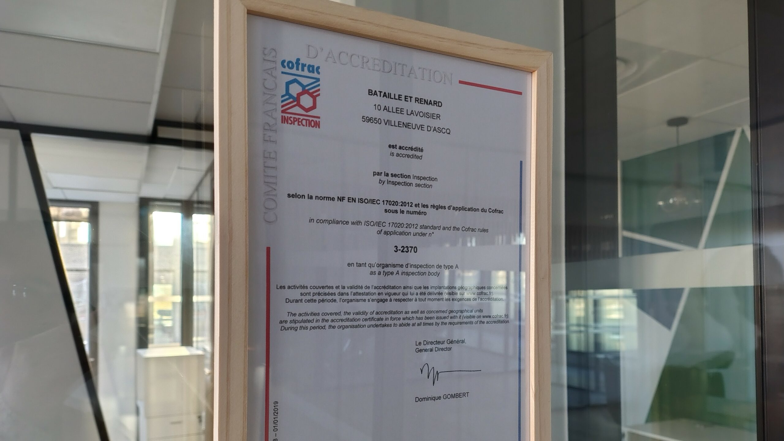 Accréditation pour le contrôle initial des maneges neufs